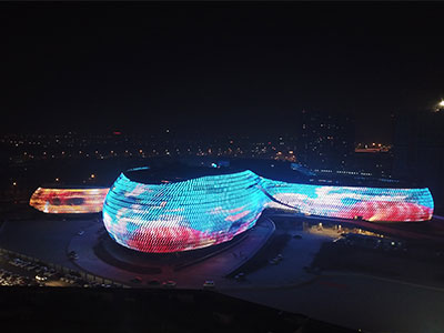 Outdoor Lighting Installation for Lianyungang Grand Theatre