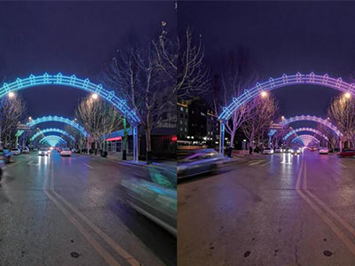 Landscape Lighting Design Of Jinkangdao Time Tunnel In Bazhou, Hebei