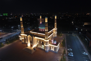 2019.6 Mosque Lighting in Nursultan, Kazakhstan