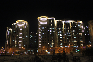 2018.10 Lighting of High Grade Residential Quarter in Nursultan Highville, Kazakhstan